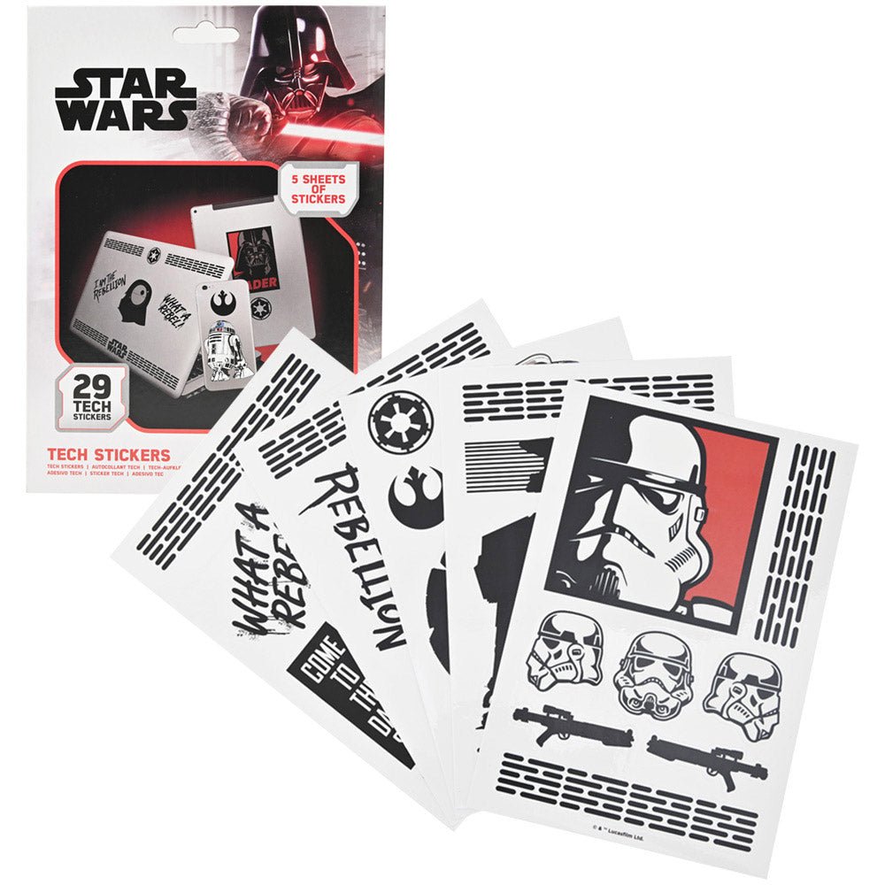STAR WARS スターウォーズ - Force / Tech Sticker(29種類) / スマホ・ステッカー - PGS